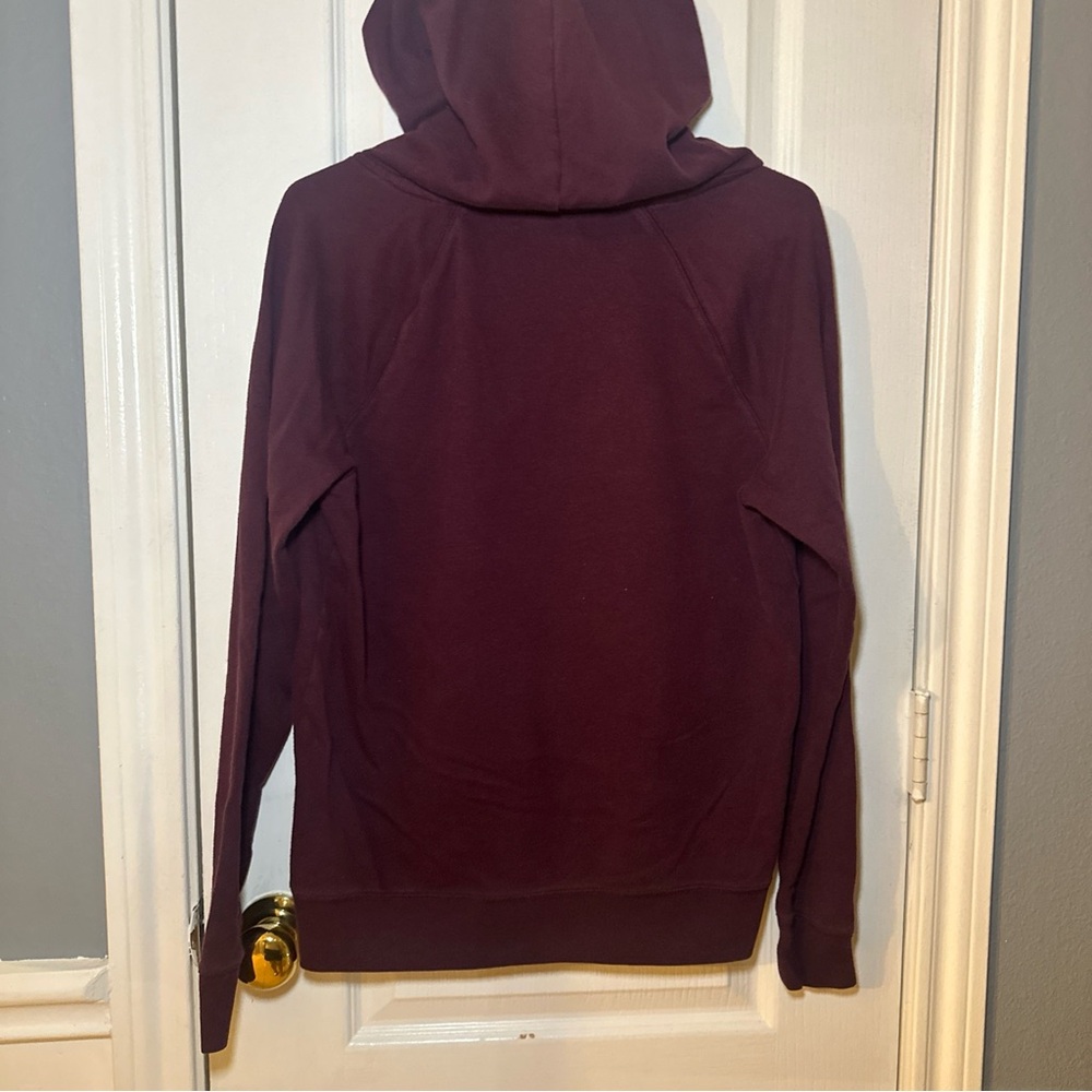 PINK by Victoria's Secret Wine Hoodie Sweatshirt Size Large - Picture 11 of 11